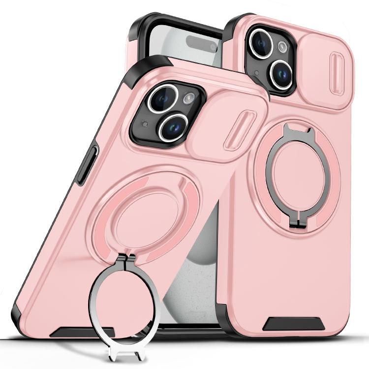 Sliding Camshield Ring Holder Phone Case, For iPhone 15, For iPhone 14 Plus, For iPhone 14, For iPhone 14 Pro