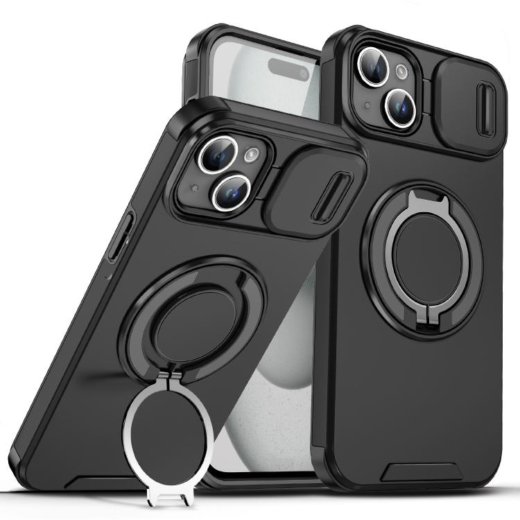 Sliding Camshield Ring Holder Phone Case, For iPhone 14 Pro Max, For iPhone 13 Pro Max, For iPhone 13 Pro, For iPhone 13