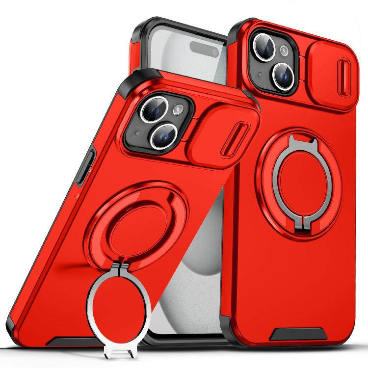 Sliding Camshield Ring Holder Phone Case, For iPhone 14 Pro Max, For iPhone 13 Pro Max, For iPhone 13 Pro, For iPhone 13