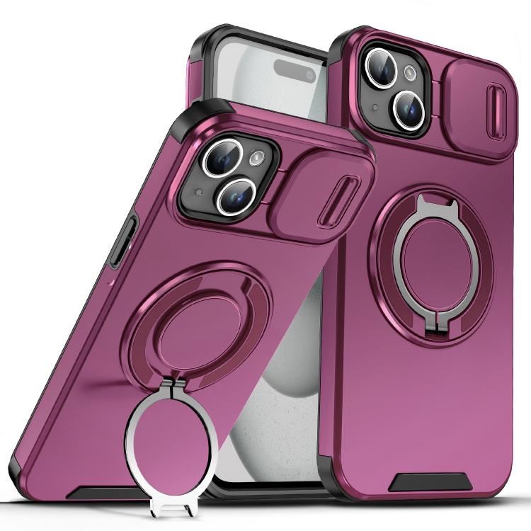 Sliding Camshield Ring Holder Phone Case, For iPhone 14 Pro Max, For iPhone 13 Pro Max, For iPhone 13 Pro, For iPhone 13
