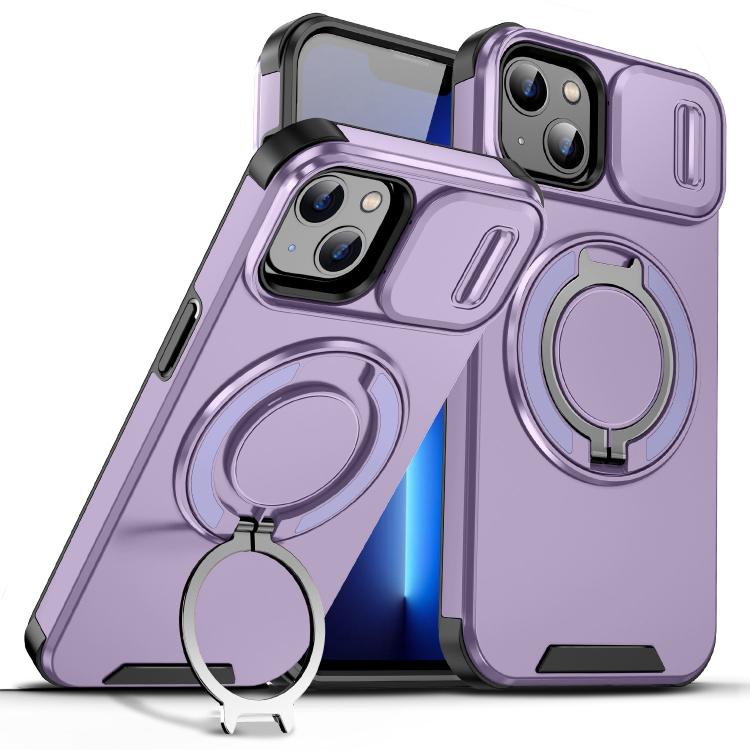 Sliding Camshield Ring Holder Phone Case, For iPhone 14 Pro Max, For iPhone 13 Pro Max, For iPhone 13 Pro, For iPhone 13