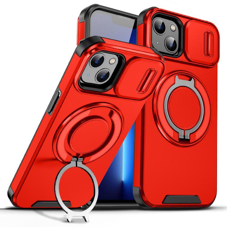 Sliding Camshield Ring Holder Phone Case, For iPhone 14 Pro Max, For iPhone 13 Pro Max, For iPhone 13 Pro, For iPhone 13