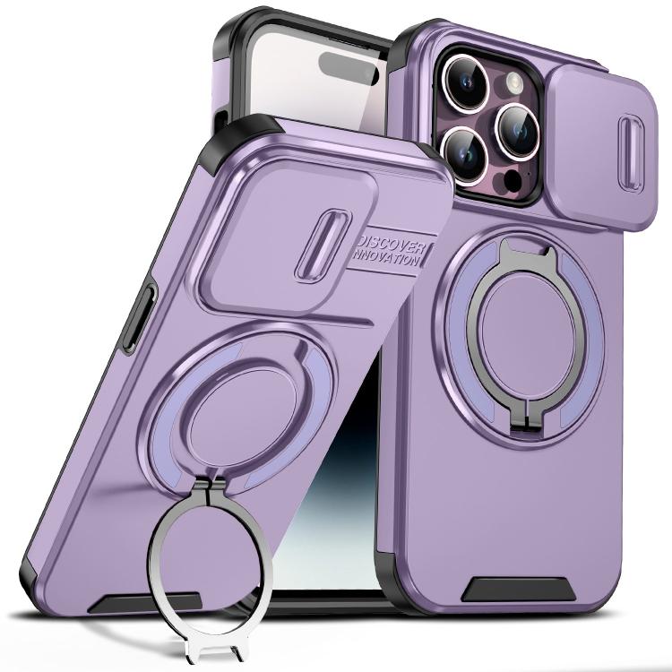 Sliding Camshield Ring Holder Phone Case, For iPhone 14 Pro Max, For iPhone 13 Pro Max, For iPhone 13 Pro, For iPhone 13