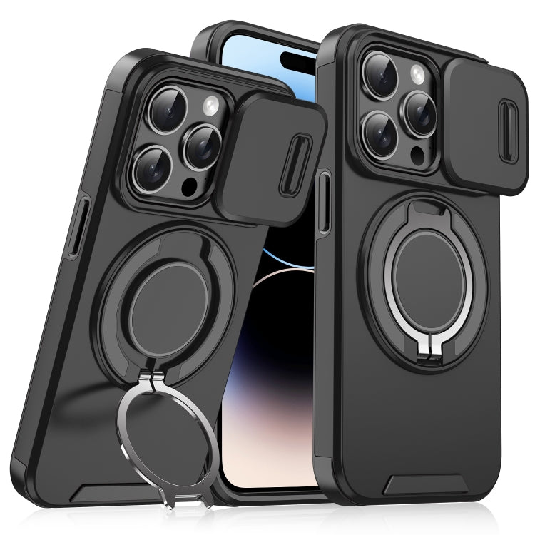 Sliding Camshield Ring Holder Phone Case, For iPhone 14 Pro Max, For iPhone 13 Pro Max, For iPhone 13 Pro, For iPhone 13