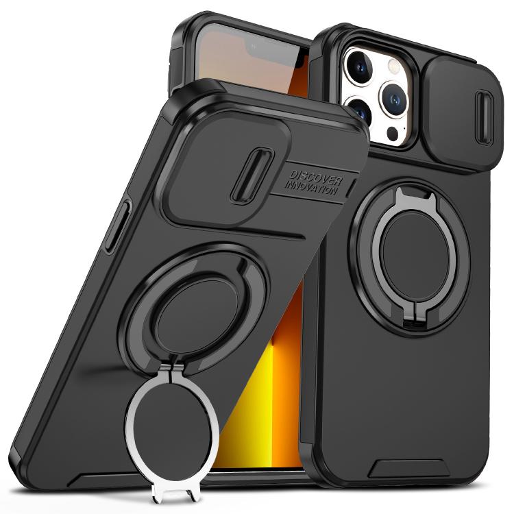 Sliding Camshield Ring Holder Phone Case, For iPhone 12, For iPhone 12 Pro Max, For iPhone 12 Pro, For iPhone 11 Pro Max