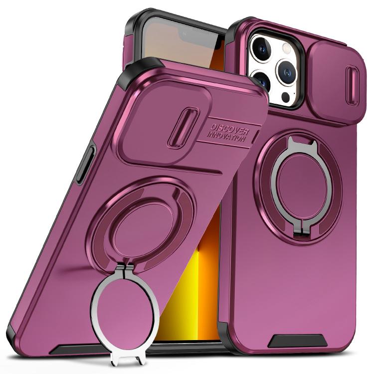 Sliding Camshield Ring Holder Phone Case, For iPhone 12, For iPhone 12 Pro Max, For iPhone 12 Pro, For iPhone 11 Pro Max