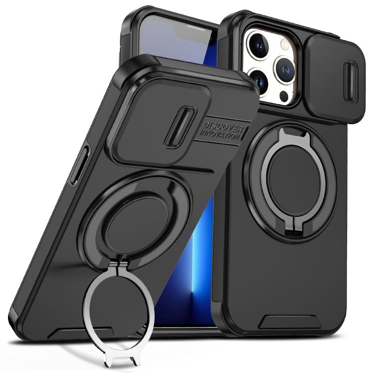 Sliding Camshield Ring Holder Phone Case, For iPhone 12, For iPhone 12 Pro Max, For iPhone 12 Pro, For iPhone 11 Pro Max
