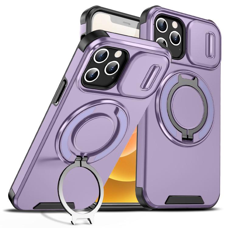 Sliding Camshield Ring Holder Phone Case, For iPhone 11, For iPhone 11 Pro