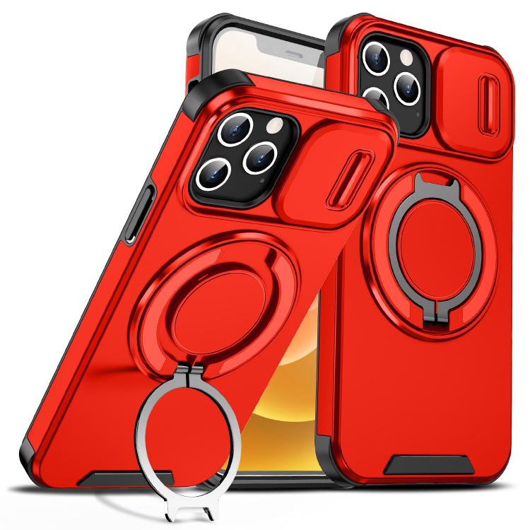 Sliding Camshield Ring Holder Phone Case, For iPhone 11, For iPhone 11 Pro