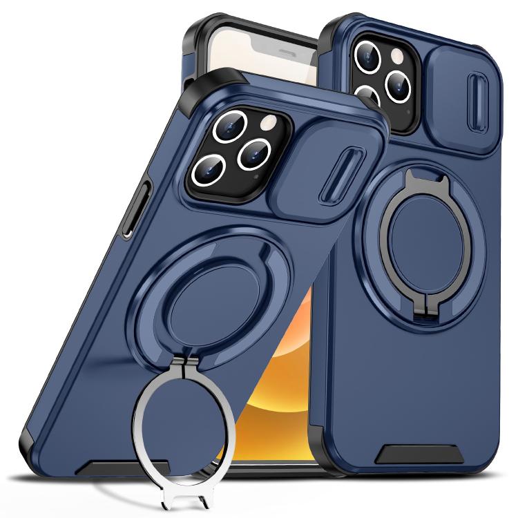 Sliding Camshield Ring Holder Phone Case, For iPhone 11, For iPhone 11 Pro