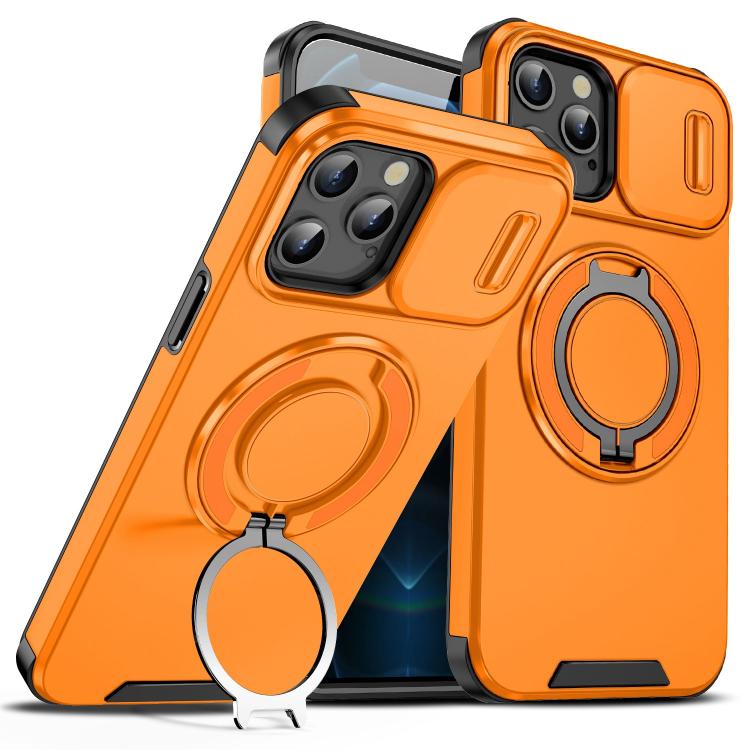 Sliding Camshield Ring Holder Phone Case, For iPhone 11, For iPhone 11 Pro