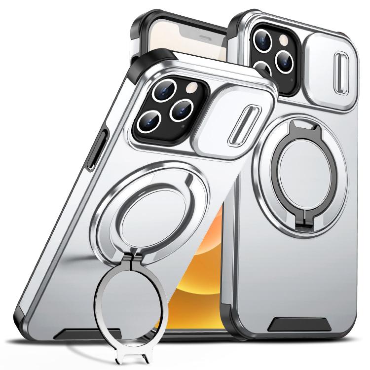 Sliding Camshield Ring Holder Phone Case, For iPhone 12 Pro, For iPhone 11 Pro Max, For iPhone 11