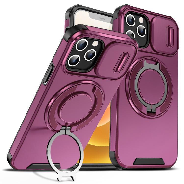 Sliding Camshield Ring Holder Phone Case, For iPhone 12 Pro, For iPhone 11 Pro Max, For iPhone 11