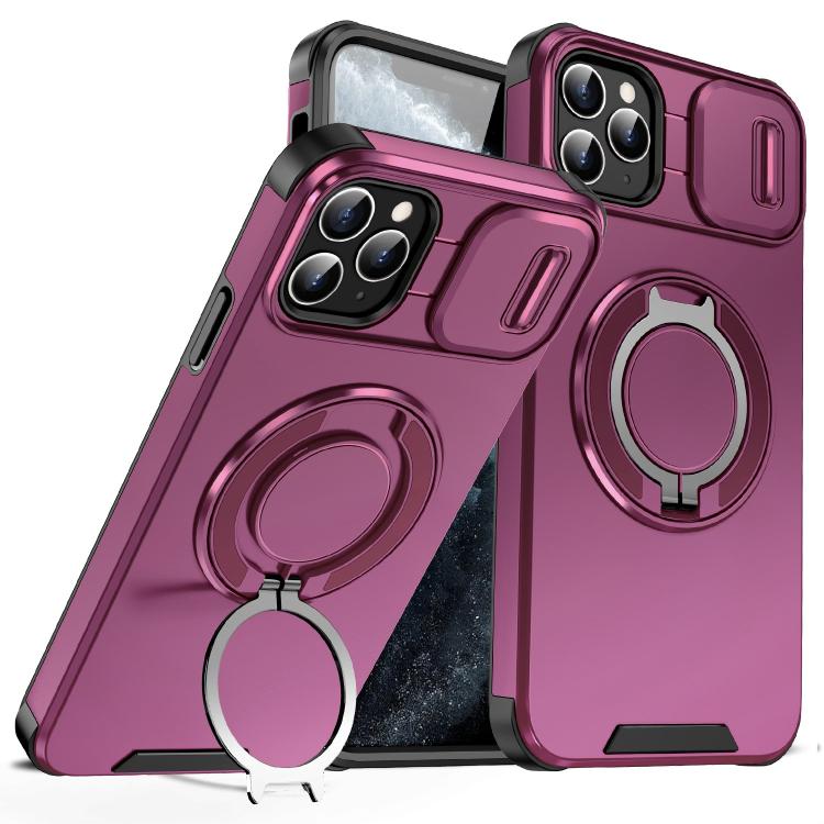 Sliding Camshield Ring Holder Phone Case, For iPhone 12 Pro, For iPhone 11 Pro Max, For iPhone 11