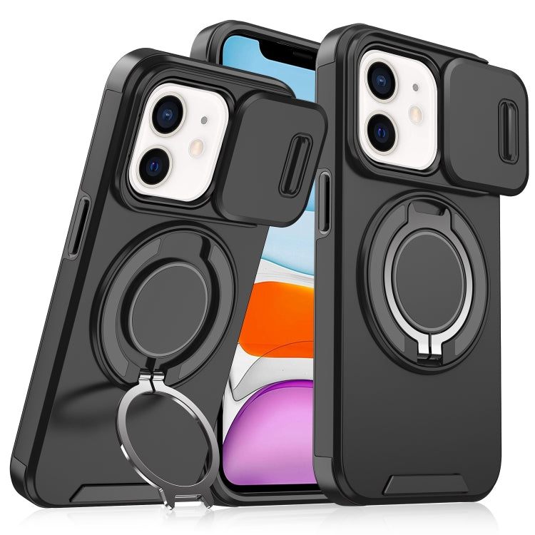 Sliding Camshield Ring Holder Phone Case, For iPhone 11, For iPhone 11 Pro