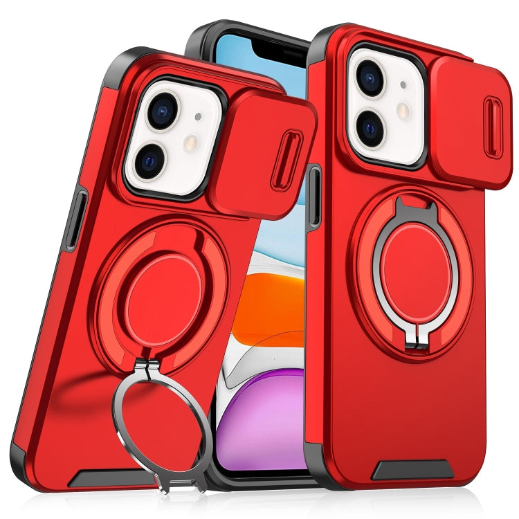 Sliding Camshield Ring Holder Phone Case, For iPhone 11, For iPhone 11 Pro