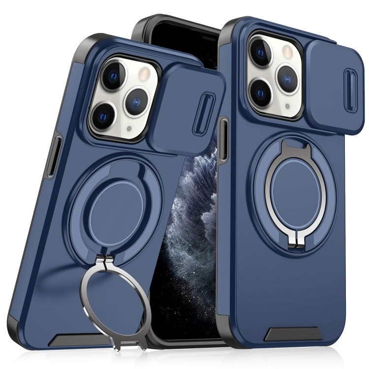 Sliding Camshield Ring Holder Phone Case, For iPhone 11, For iPhone 11 Pro