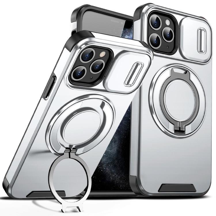 Sliding Camshield Ring Holder Phone Case, For iPhone 11 Pro