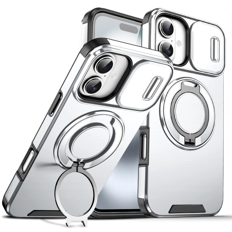 Sliding Camshield Ring Holder Phone Case, For iPhone 16, For iPhone 15 Pro Max, For iPhone 15 Pro, For iPhone 15 Plus