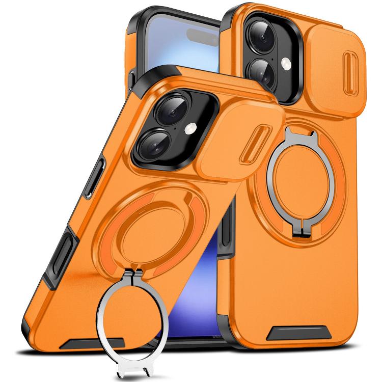 Sliding Camshield Ring Holder Phone Case, For iPhone 16, For iPhone 15 Pro Max, For iPhone 15 Pro, For iPhone 15 Plus