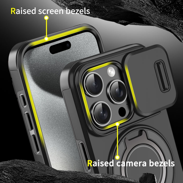 Sliding Camshield Ring Holder Phone Case, For iPhone 16e, For iPhone 16 Pro Max, For iPhone 16 Pro, For iPhone 16 Plus