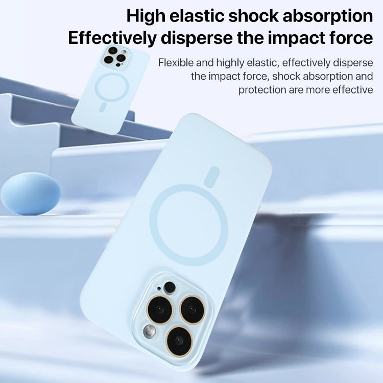 Liquid Silicone MagSafe Full Coverage Phone Case with Lens Film, For iPhone 16 Pro Max, For iPhone 16 Pro, For iPhone 16, For iPhone 15 Pro Max