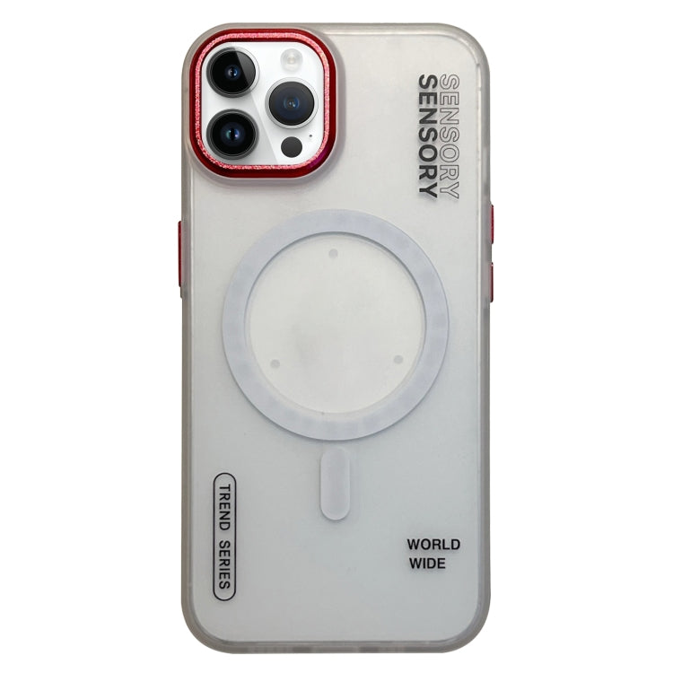 Frosted Metal Lens Protection Frame MagSafe Phone Case, For iPhone 14 Pro, For iPhone 14 Pro Max, For iPhone 13 Pro, For iPhone 13
