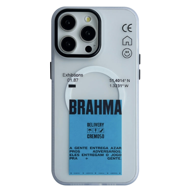 Frosted Metal Lens Protection Frame MagSafe Phone Case, For iPhone 14 Pro, For iPhone 14 Pro Max, For iPhone 13 Pro, For iPhone 13