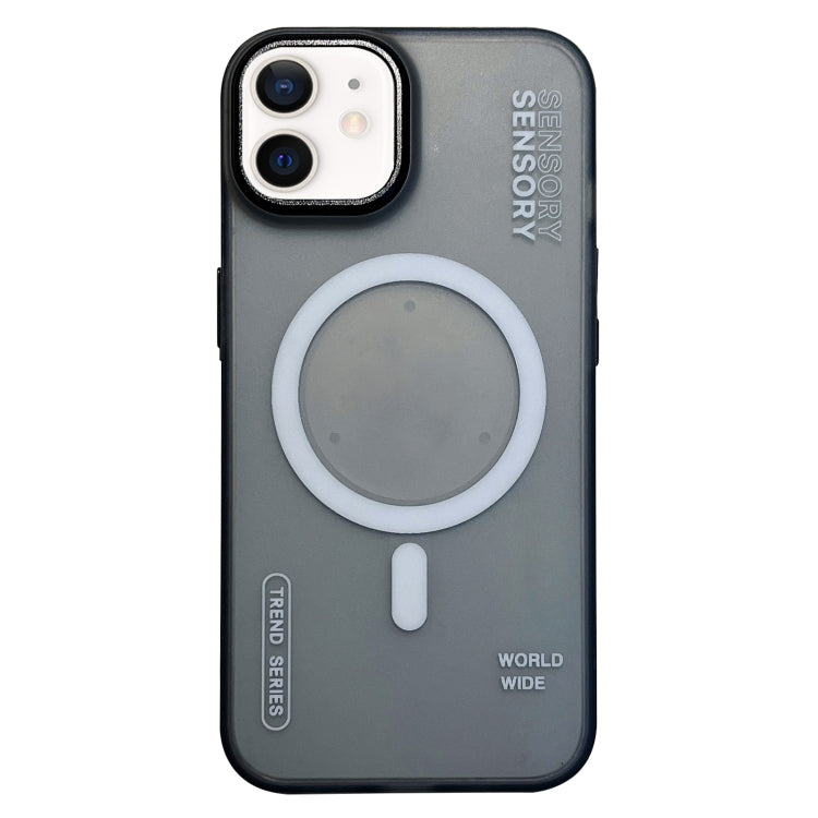 Frosted Metal Lens Protection Frame MagSafe Phone Case, For iPhone 12, For iPhone 12 Pro Max, For iPhone 12 Pro, For iPhone 11