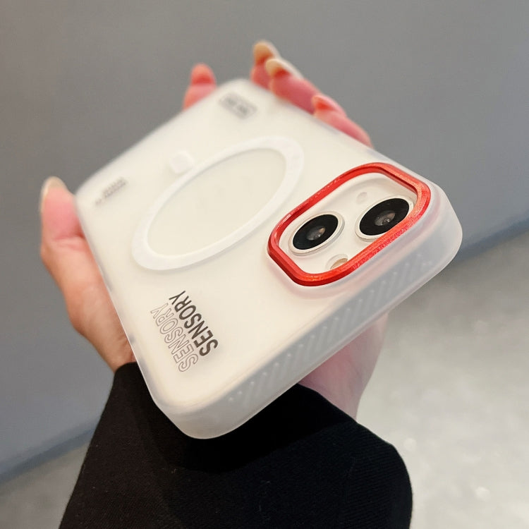 Frosted Metal Lens Protection Frame MagSafe Phone Case, For iPhone 15 Pro Max, For iPhone 15 Pro, For iPhone 15, For iPhone 14