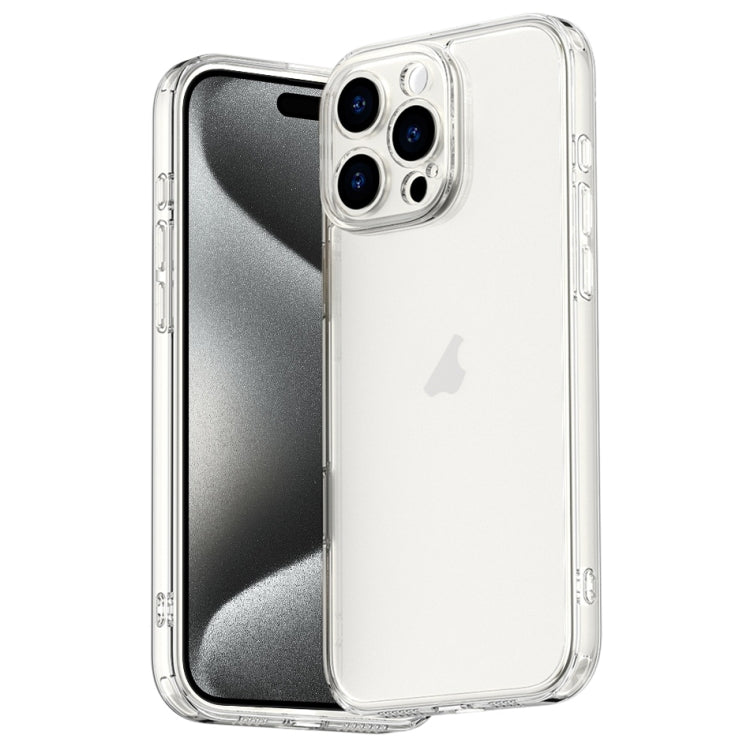 Four Corner Airbag Transparent Glass Phone Case, For iPhone 16 Pro Max, For iPhone 16 Pro, For iPhone 16 Plus, For iPhone 16, For iPhone 15 Pro Max, For iPhone 15 Pro, For iPhone 15 Plus, For iPhone 15, For iPhone 14 Plus, For iPhone 14, For iPhone 14 ...