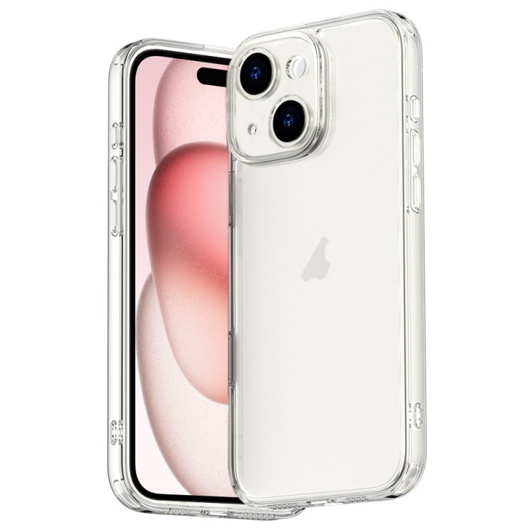Four Corner Airbag Transparent Glass Phone Case, For iPhone 16 Pro Max, For iPhone 16 Pro, For iPhone 16 Plus, For iPhone 16, For iPhone 15 Pro Max, For iPhone 15 Pro, For iPhone 15 Plus, For iPhone 15, For iPhone 14 Plus, For iPhone 14, For iPhone 14 ...
