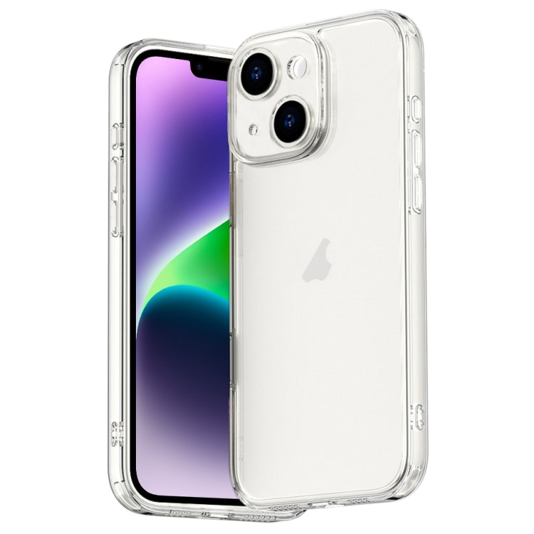 Four Corner Airbag Transparent Glass Phone Case, For iPhone 16 Pro Max, For iPhone 16 Pro, For iPhone 16 Plus, For iPhone 16, For iPhone 15 Pro Max, For iPhone 15 Pro, For iPhone 15 Plus, For iPhone 15, For iPhone 14 Plus, For iPhone 14, For iPhone 14 ...
