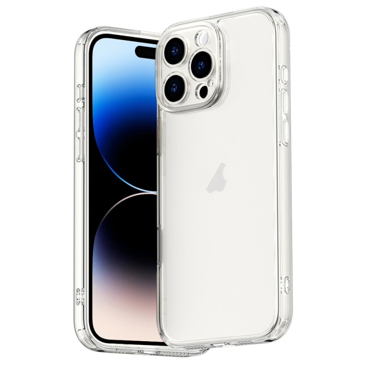 Four Corner Airbag Transparent Glass Phone Case, For iPhone 16 Pro Max, For iPhone 16 Pro, For iPhone 16 Plus, For iPhone 16, For iPhone 15 Pro Max, For iPhone 15 Pro, For iPhone 15 Plus, For iPhone 15, For iPhone 14 Plus, For iPhone 14, For iPhone 14 ...