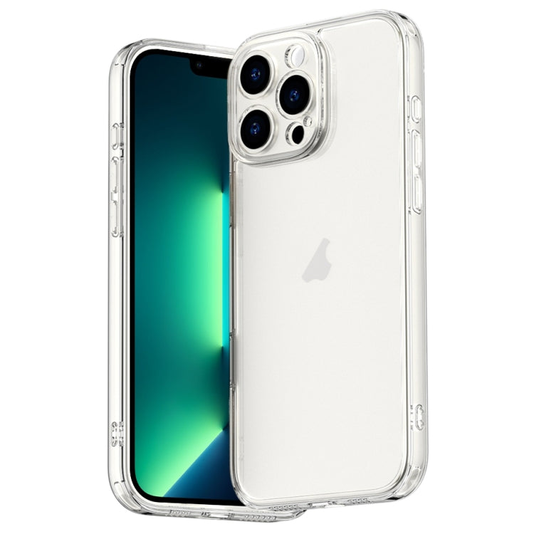 Four Corner Airbag Transparent Glass Phone Case, For iPhone 16 Pro Max, For iPhone 16 Pro, For iPhone 16 Plus, For iPhone 16, For iPhone 15 Pro Max, For iPhone 15 Pro, For iPhone 15 Plus, For iPhone 15, For iPhone 14 Plus, For iPhone 14, For iPhone 14 ...