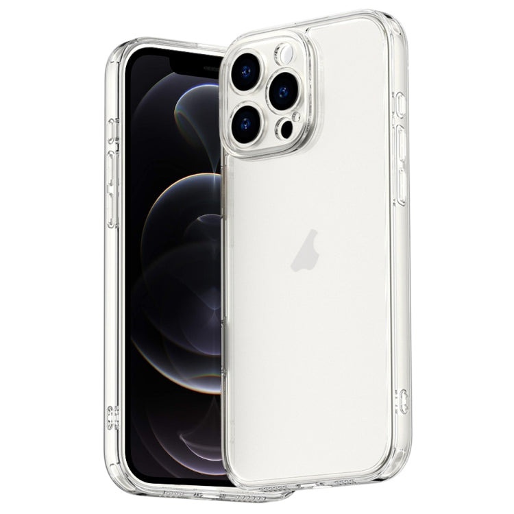 Four Corner Airbag Transparent Glass Phone Case, For iPhone 16 Pro Max, For iPhone 16 Pro, For iPhone 16 Plus, For iPhone 16, For iPhone 15 Pro Max, For iPhone 15 Pro, For iPhone 15 Plus, For iPhone 15, For iPhone 14 Plus, For iPhone 14, For iPhone 14 ...