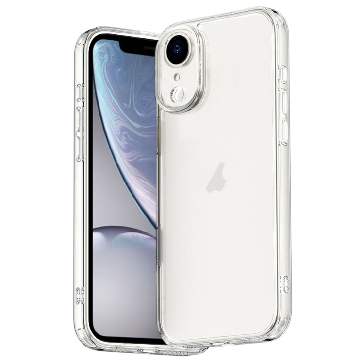 Four Corner Airbag Transparent Glass Phone Case, For iPhone XR, For iPhone XS Max