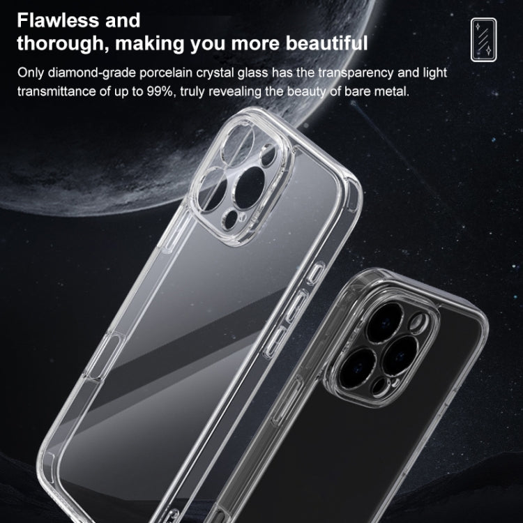 Four Corner Airbag Transparent Glass Phone Case, For iPhone XR, For iPhone XS Max