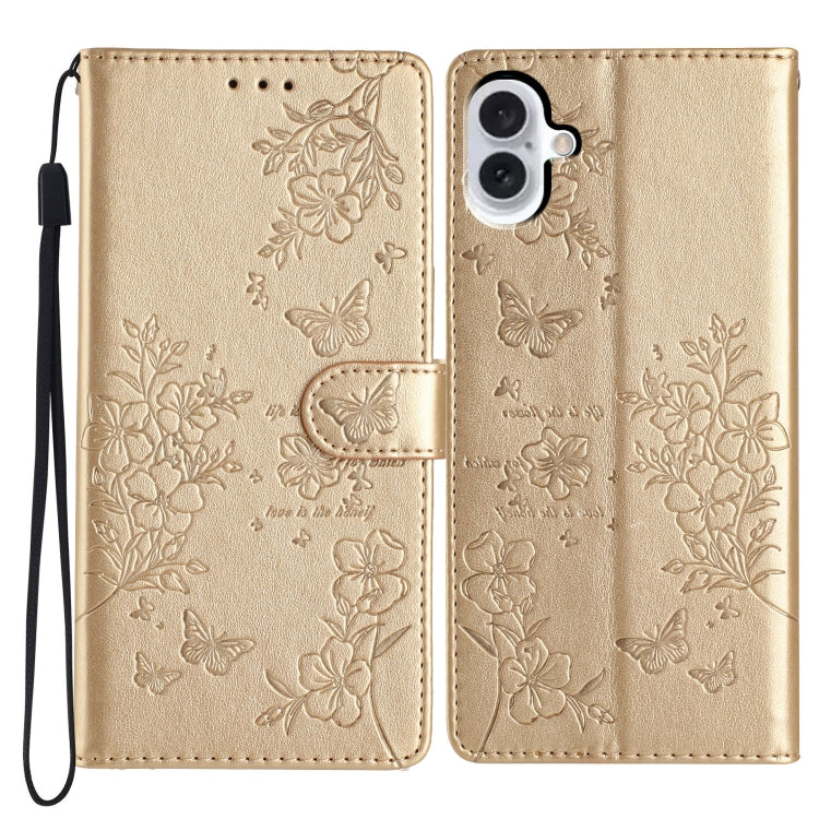 Butterflies and Flowers Leather Phone Case, For iPhone 16, For iPhone 15 Pro Max, For iPhone 15 Pro, For iPhone 15 Plus