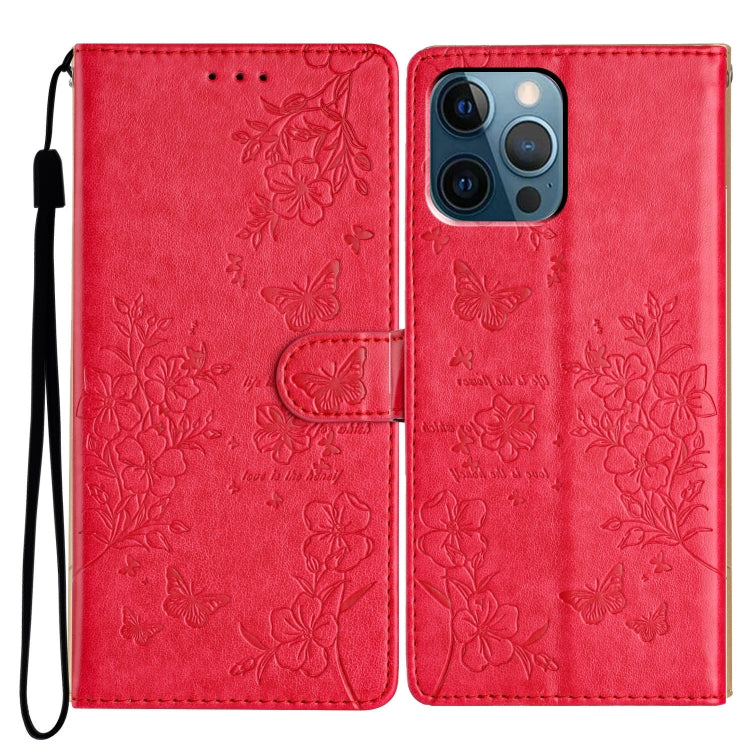 Butterflies and Flowers Leather Phone Case, For iPhone 12 mini, For iPhone 11 Pro Max, For iPhone 11, For iPhone 11 Pro