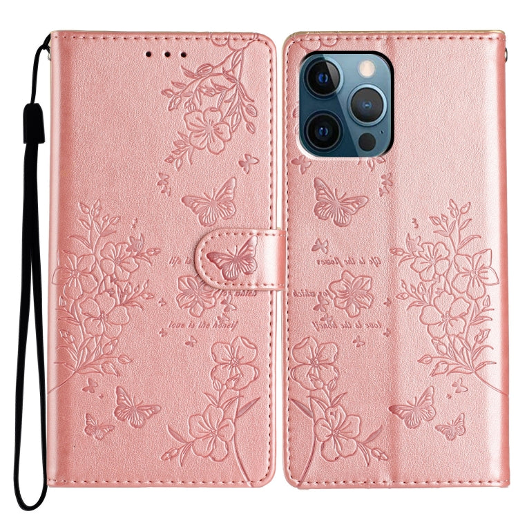 Butterflies and Flowers Leather Phone Case, For iPhone 12 mini, For iPhone 11 Pro Max, For iPhone 11, For iPhone 11 Pro