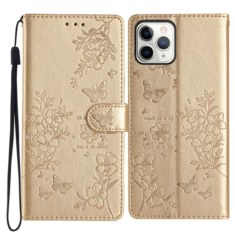 Butterflies and Flowers Leather Phone Case, For iPhone XS / X, For iPhone XR, For iPhone XS Max, For iPhone 8 Plus / 7 Plus