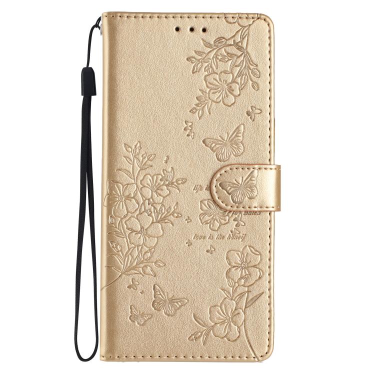Butterflies and Flowers Leather Phone Case, For iPhone 16e, For iPhone 16 Pro Max, For iPhone 16 Pro, For iPhone 16 Plus