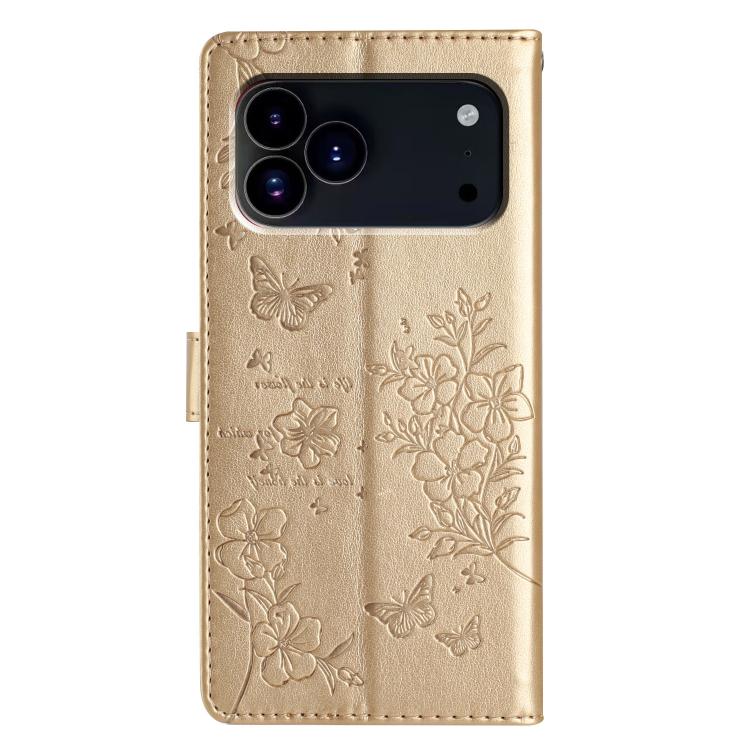 Butterflies and Flowers Leather Phone Case, For iPhone 16e, For iPhone 16 Pro Max, For iPhone 16 Pro, For iPhone 16 Plus
