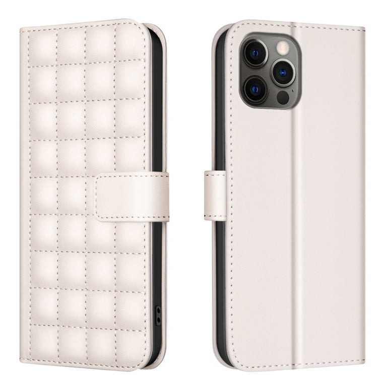 Square Texture Leather Phone Case, For iPhone 12 / 12 Pro, For iPhone 12 Pro Max, For iPhone 11 Pro Max, For iPhone 11