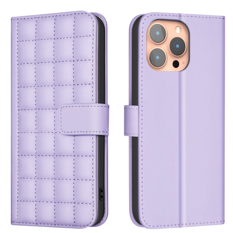 Square Texture Leather Phone Case, For iPhone 12 / 12 Pro, For iPhone 12 Pro Max, For iPhone 11 Pro Max, For iPhone 11