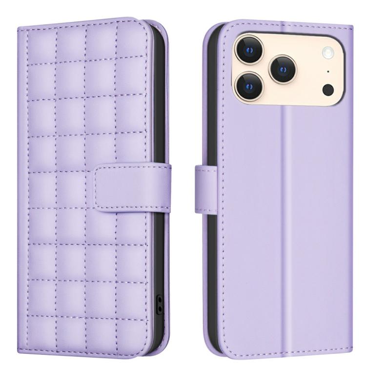 Square Texture Leather Phone Case