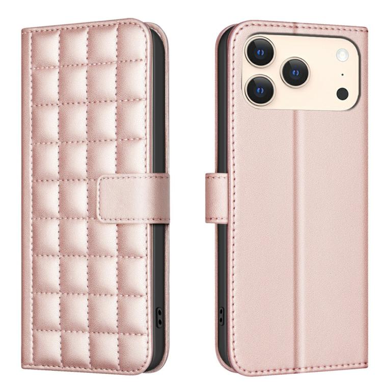 Square Texture Leather Phone Case