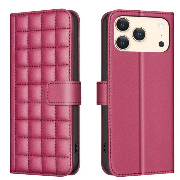Square Texture Leather Phone Case