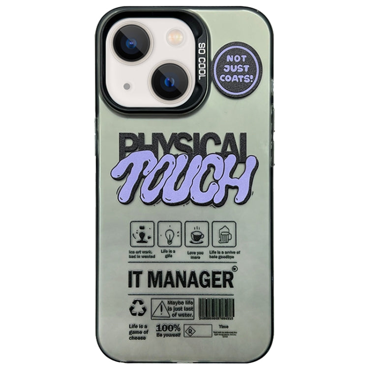 English Label Double-sided Frosted Phone Case, For iPhone 15 Pro Max, For iPhone 15 Pro, For iPhone 15 Plus, For iPhone 15, For iPhone 14 Plus, For iPhone 14, For iPhone 14 Pro, For iPhone 14 Pro Max